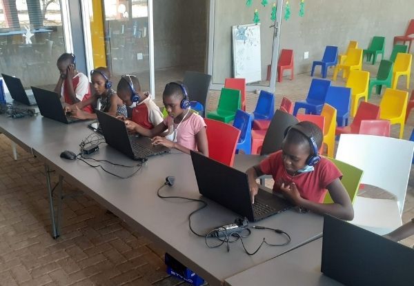 Students at Nakayale Academy engaged in classroom activities